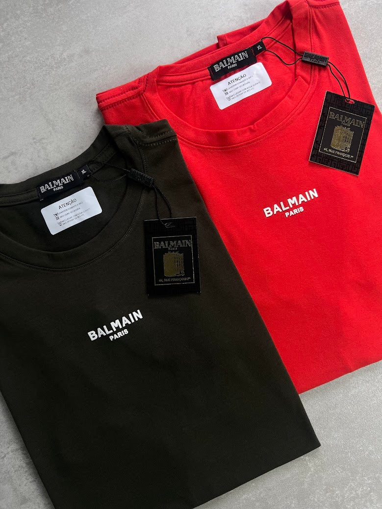 BALMAIN PARIS – Camiseta Egípcia Premium