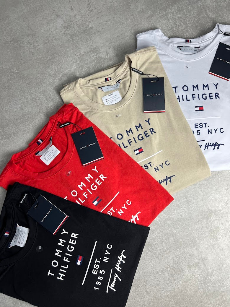 TOMMY HILFIGER – Camiseta Egípcia Premium